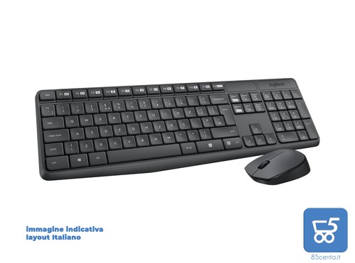 Kit tastiera mouse logitech - kit,